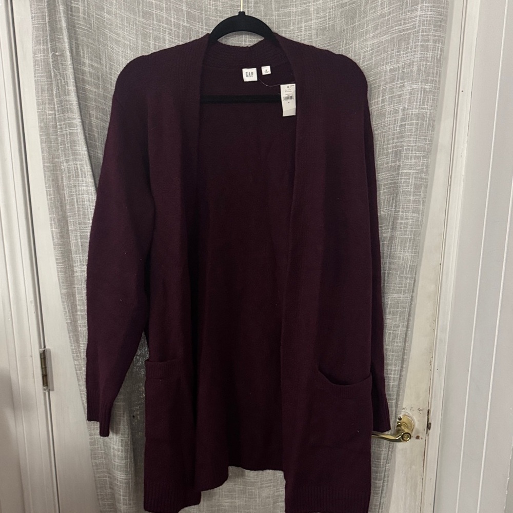 GAP Women's Deep Purple Cardigan